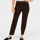Charter Club Women's Pull on Ponte Knit Pants Brown Size 16X3