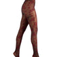 INC International Concepts Women's Flocked Floral Tights Red Size XX-Small