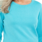 Karen Scott Women's Colorblocked Top Blue Size Petite XL