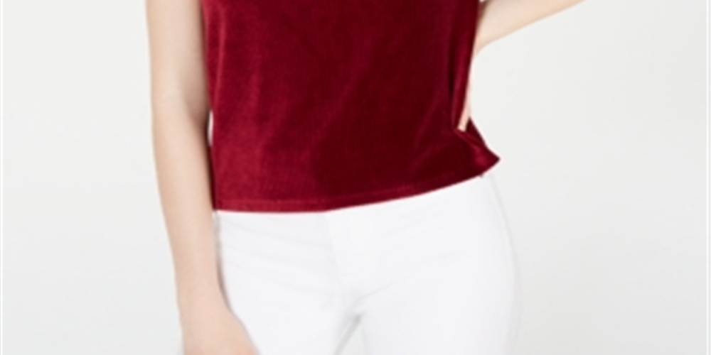 Crave Fame Junior's Corduroy Top Brown Size X-Large