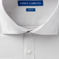 Vince Camuto Men's Slim Fit Comfort Stretch Solid Dress Shirt Gray Size 16X32X33