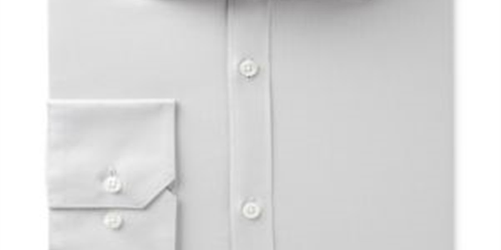 Vince Camuto Men's Slim Fit Comfort Stretch Solid Dress Shirt Gray Size 16X32X33