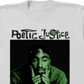 Merch Traffic Men's Tupac Poetic Justice Graphic T-Shirt White Size Large