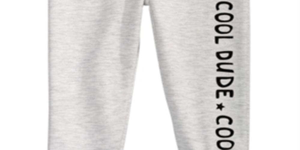 First Impressions Baby Boy's Cool Dude Jogger Pants Gray Size 3-6MOS