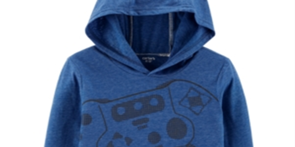 Carter's Little & Big Boy's Gaming Print Hoodie Blue Size 5