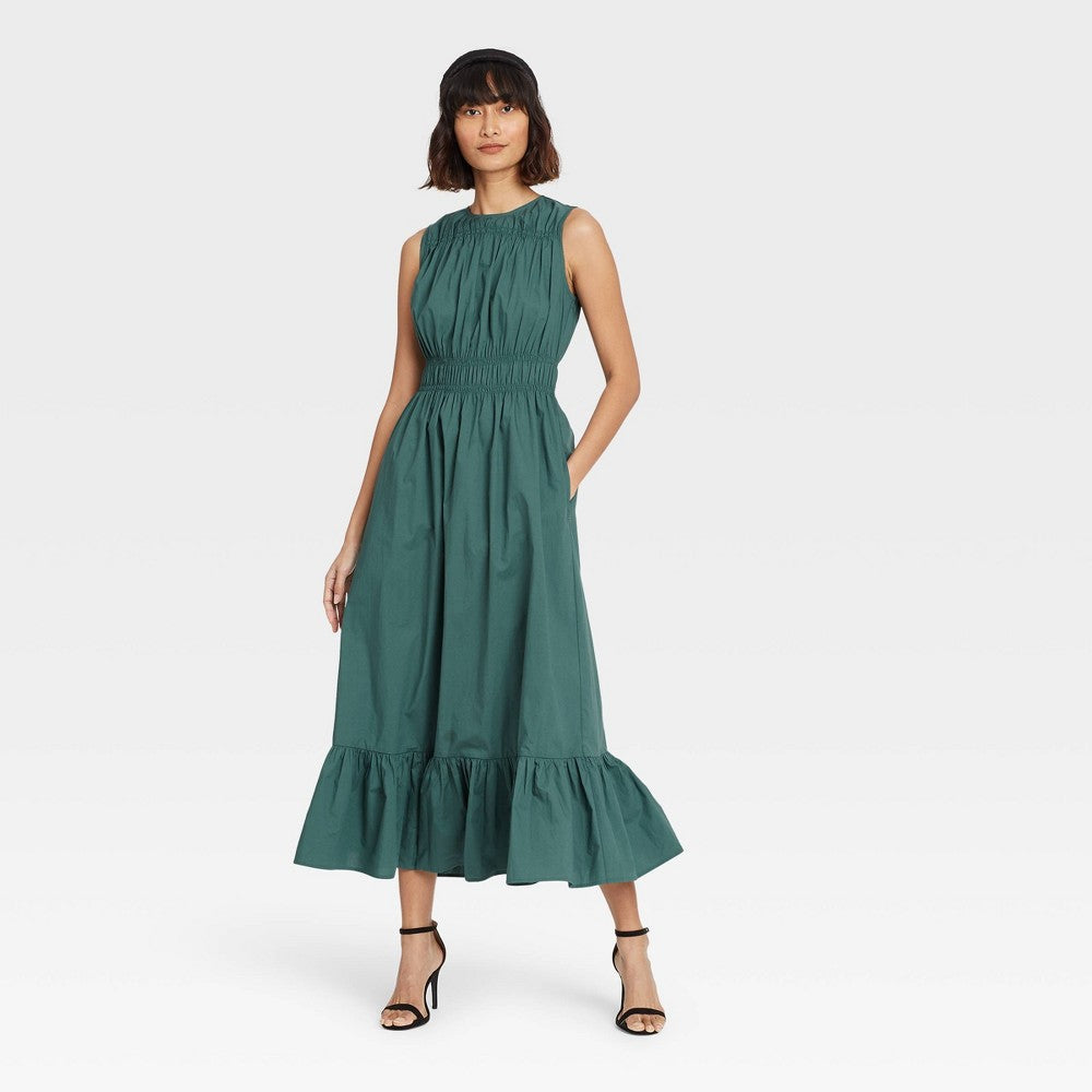 A New Day Women' Leevele Mocked Wait Dre Green Size 2XL