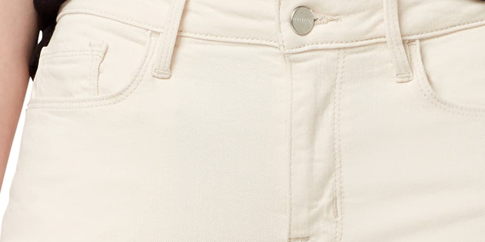 Sanctuary Women's Moonstone Connector Kick Crop Jeans White Size 32