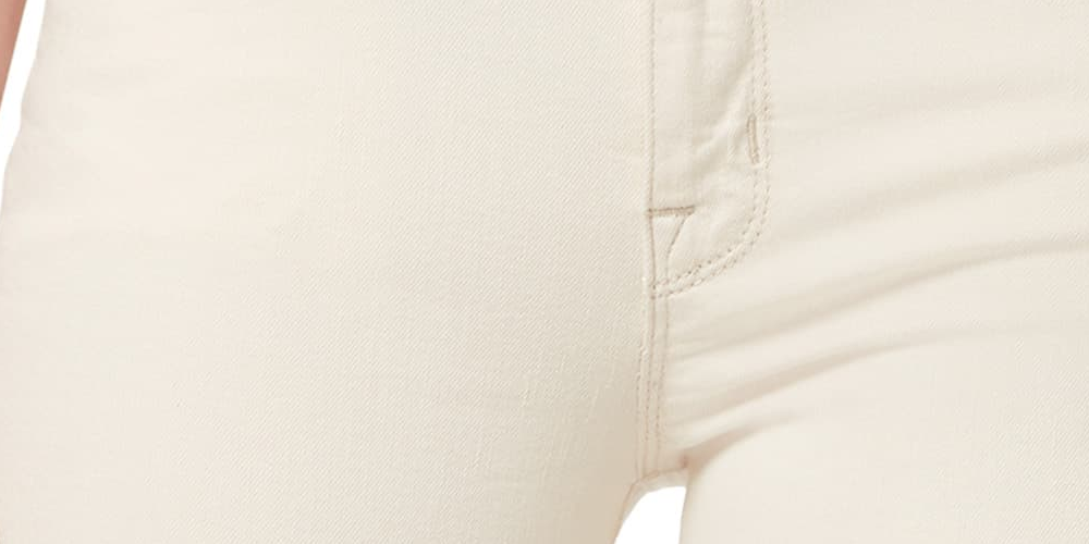 Sanctuary Women's Moonstone Connector Kick Crop Jeans White Size 32