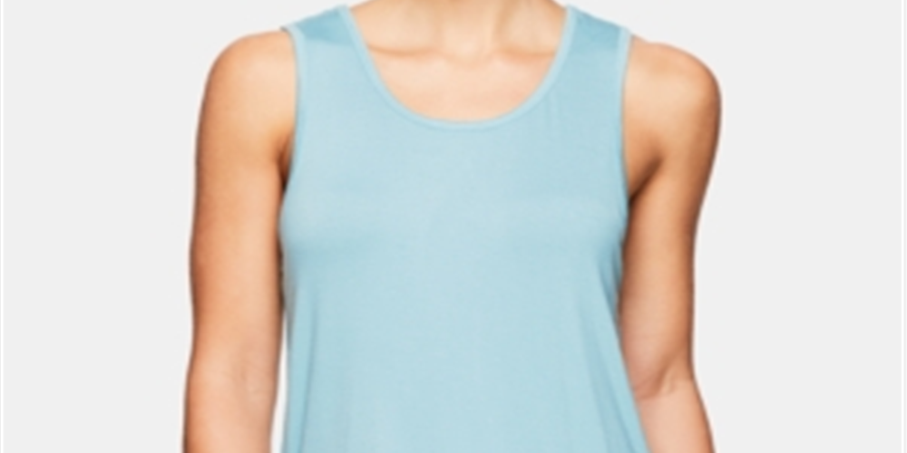 Gaiam Gianna Women's Cutout Back Tank Top Green Size Medium