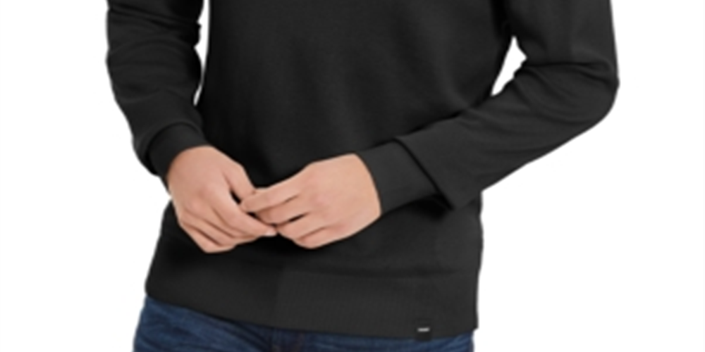 DKNY Men's Regular Fit Crewneck Sweater Black Size M