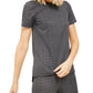 Michael Kors Women's Check Short Sleeve Crew Neck Top Size Medium