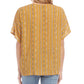 Karen Kane Women's Twist Front Top Yellow- Size X-Large