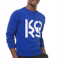 Michael Kors Men's Stacked Logo Sweatshirt Blue Size XX-Large