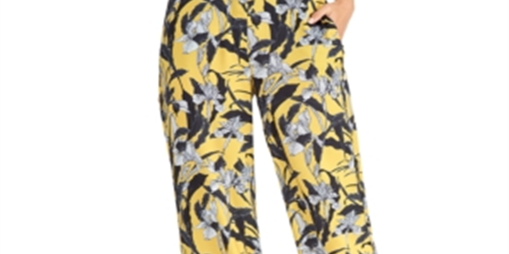 Rachel Roy Women's Carla Pants Yellow Size 10