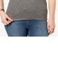 Maison Jules Women's Fitted Sleeveless Tank Top Gray Size Small