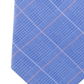 Michael Kors Men's Elijah Classic Plaid Tie Blue Size Regular