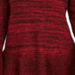 Style & Co Women's Ruffle Hem Tunic Sweater Red Size Petite XL