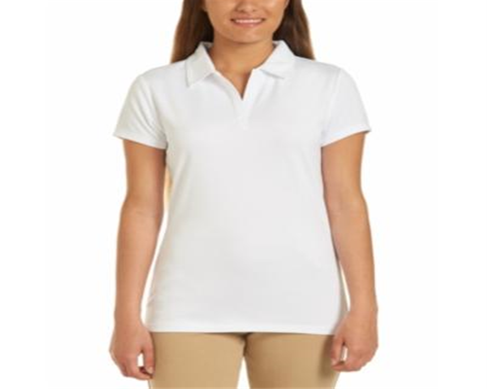 Nautica Junior's Uniform Short Sleeve Performance Polo White Size S/P