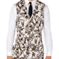 INC International Concepts Men's Slim Fit Botanical Suit Vest Brown Size Small