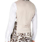INC International Concepts Men's Slim Fit Botanical Suit Vest Brown Size Small