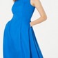 Alfani Women's A Line MIDI Dress Blue Size 2 Petite