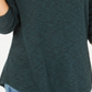 Style & Co Women's Long Sleeve Scoop Neck Top Green Size X-Small