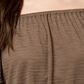 Style & Co Women's Sleeveless Jewel Neck Top Brown Size Large
