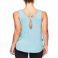 Gaiam Gianna Women's Cutout Back Tank Top Mint Size Large