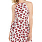 B. Darlin Junior's Floral Print Mini Halter Dress White Size 13/14