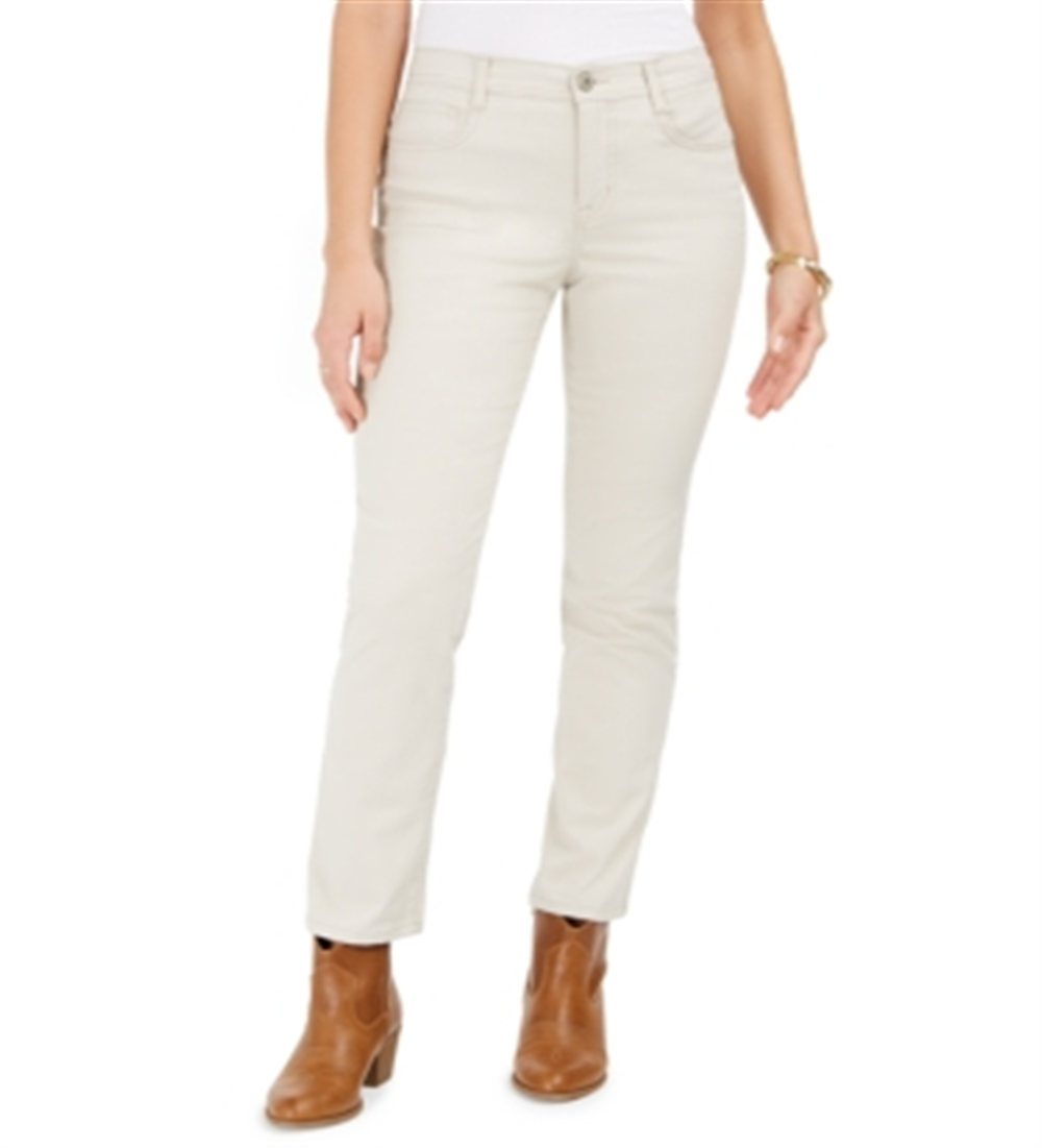 Style & Co Women's Tummy Control Slim Leg Jeans Brown Size 2