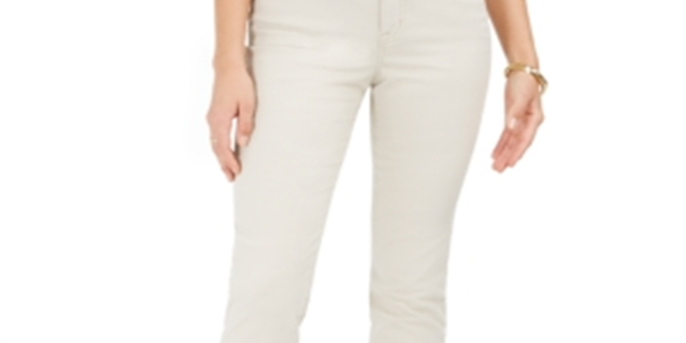 Style & Co Women's Tummy Control Slim Leg Jeans Brown Size 2