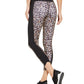 Ideology Women's Colorblocked Leopard Print Leggings Brown Size Small