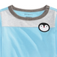 INC International Concepts Women's Puff Sleeves V Neck Tunic Sweater Blue Size 4T