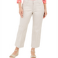 Charter Club Women's Cropped Straight Leg Pants Brown Size 18