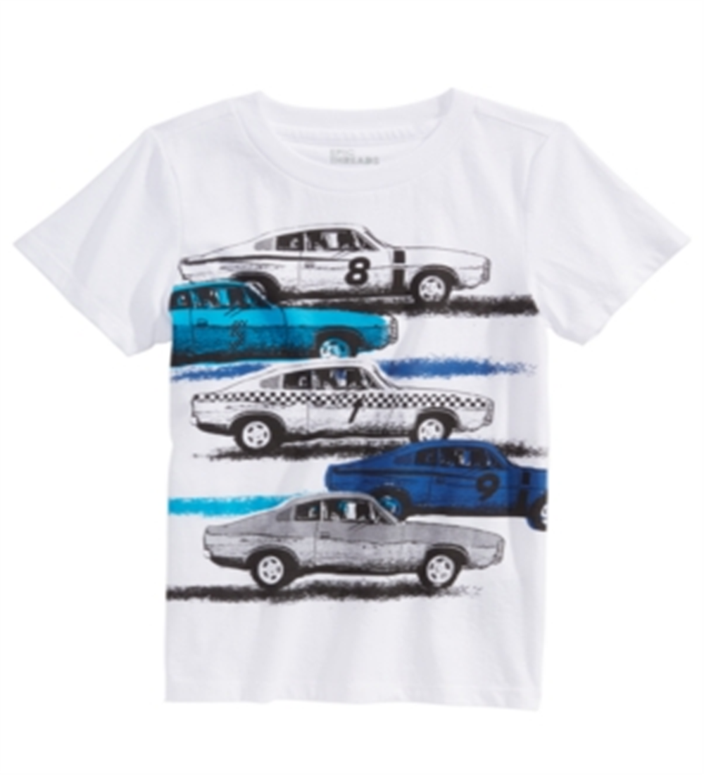 Epic Threads Toddler Boy's Vintage Car T-Shirt White Size 2T