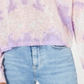 Say What? Junior's Tie Dye Long Sleeve Shirt Pink Size -L