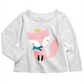 First Impressions Toddler Girl's Fox T-Shirt Gray Size 3T