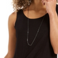 Style & Co Women's Tie Front Sleeveless Top Black Size XX-Large