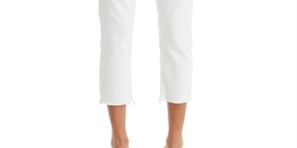 Levi's Women's Stud Trim Boyfriend Jeans White Size 6-W28
