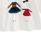 First Impressions Baby Girl's Sisters Print Cotton T-Shirt White Size 18MOS