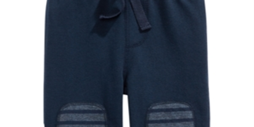 First Impressions Baby Boy's Knee Patch Pants Blue Size 18MOS