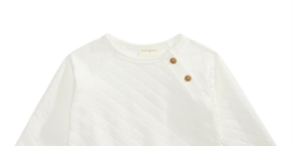 First Impressions Baby Girl's Quilted Sweater White Size 6-9MOS