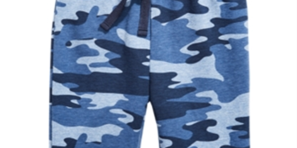 First Impressions Toddler Boy's Camo Print Jogger Pants Blue Size 3T