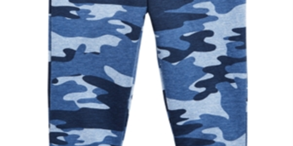 First Impressions Toddler Boy's Camo Print Jogger Pants Blue Size 3T