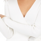INC International Concepts Women's Embellished Grommet Wrap Sweater Gift White Size XX-Large