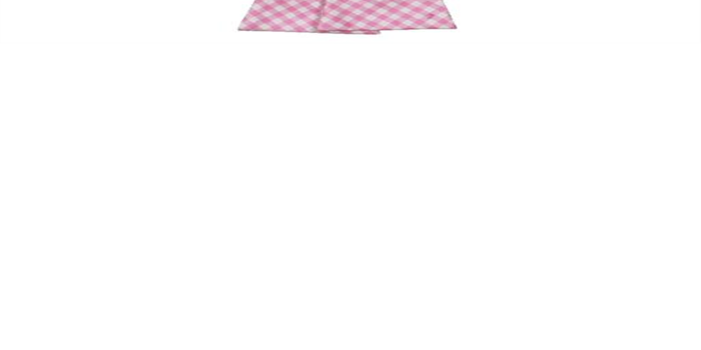 Tommy Hilfiger Men's Silk Gingham Bow Tie Pink Size Regular
