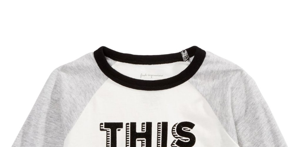First Impressions Toddler Boy's This Face Print Cotton T-Shirt White Size 2T