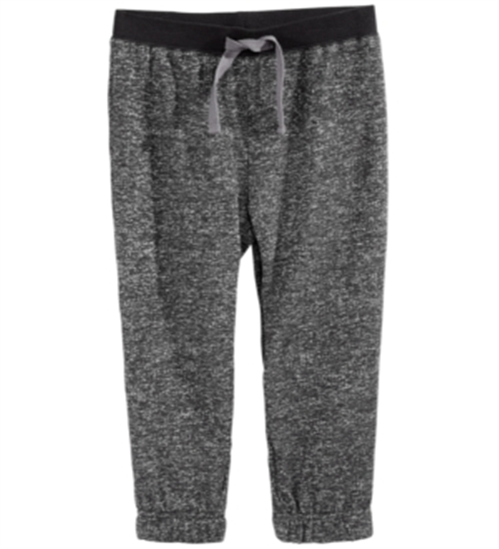 First Impressions Toddler Boy's Marled Jogger Pants Black Size 2T