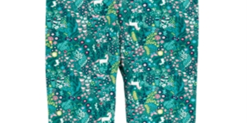 First Impressions Toddler Girl's Printed Leggings Green Size 2T