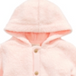 First Impressions BabyGirl's Faux Fur Hooded Cardigan Pink Size 0-3 Months